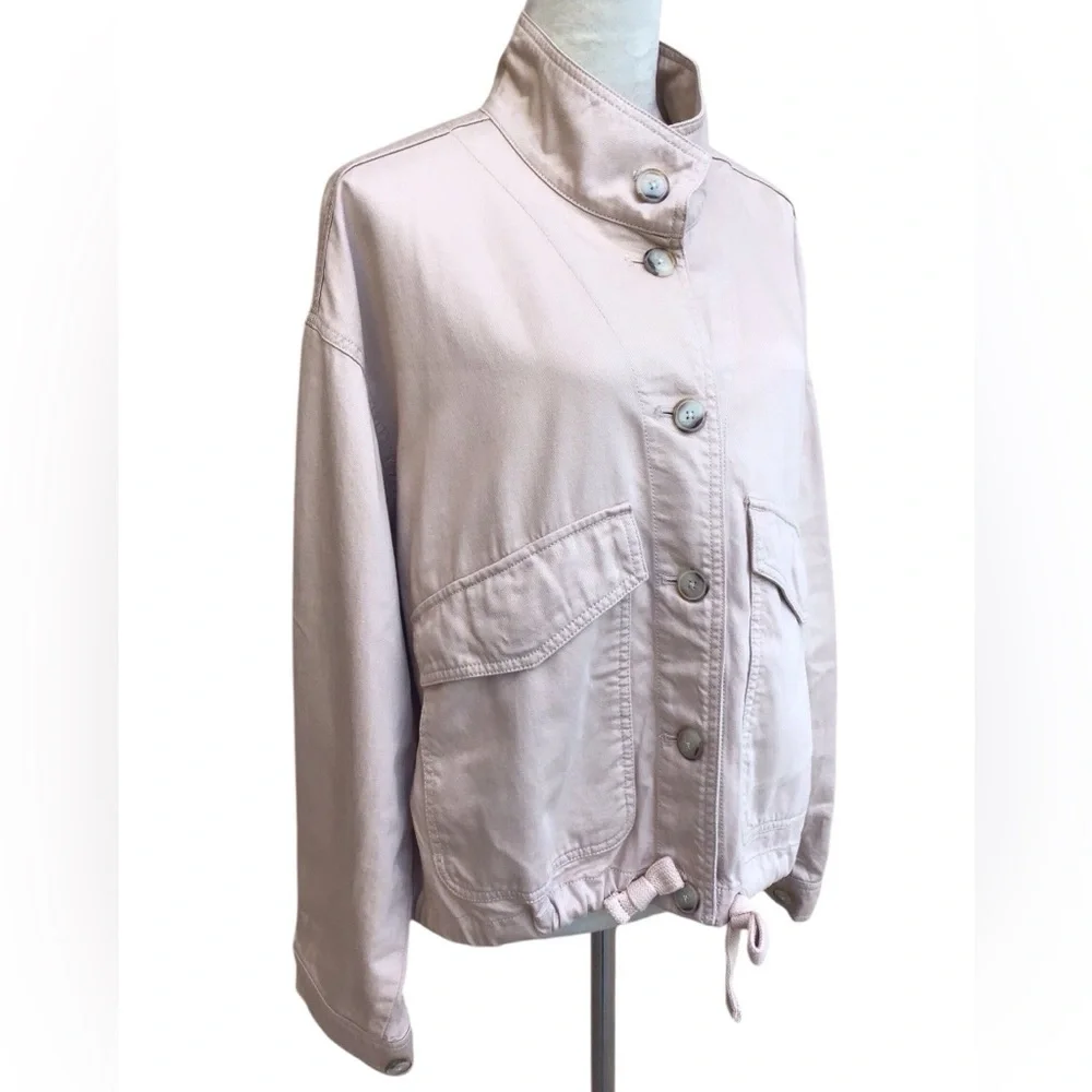 Madewell Beachmont Jacket Avalon Pink Size XL NEW